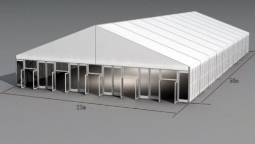 aluminum marquee 25m x 100m