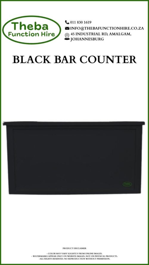 black bar counter